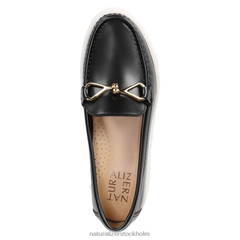 luanna loafer svart läder 444DB37 loafers | Naturalizer kvinnor
