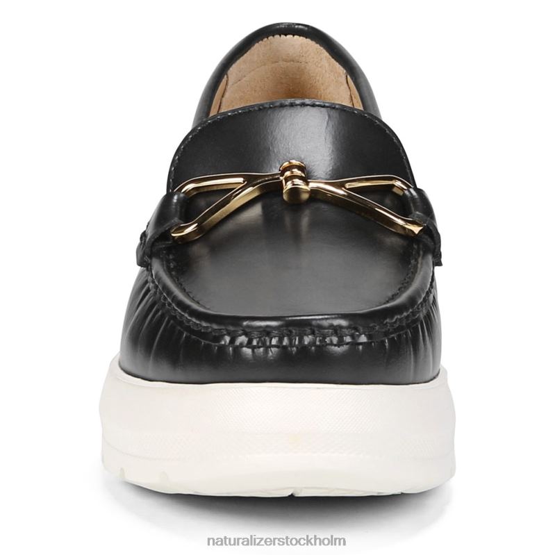 luanna loafer svart läder 444DB37 loafers | Naturalizer kvinnor