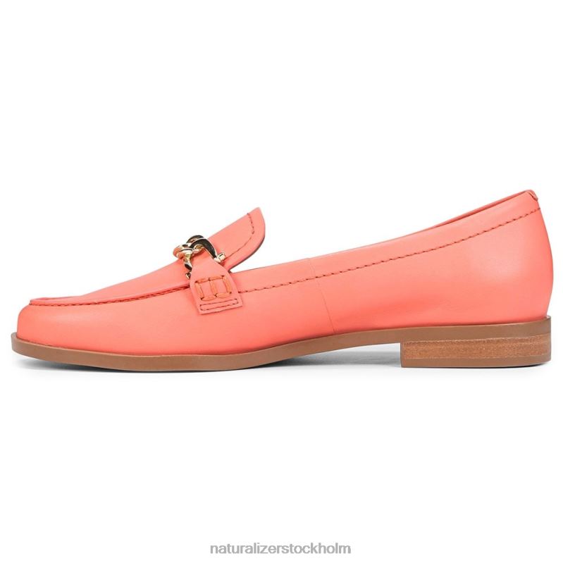 sawyer loafer korall persika läder 444DB404 loafers | Naturalizer kvinnor