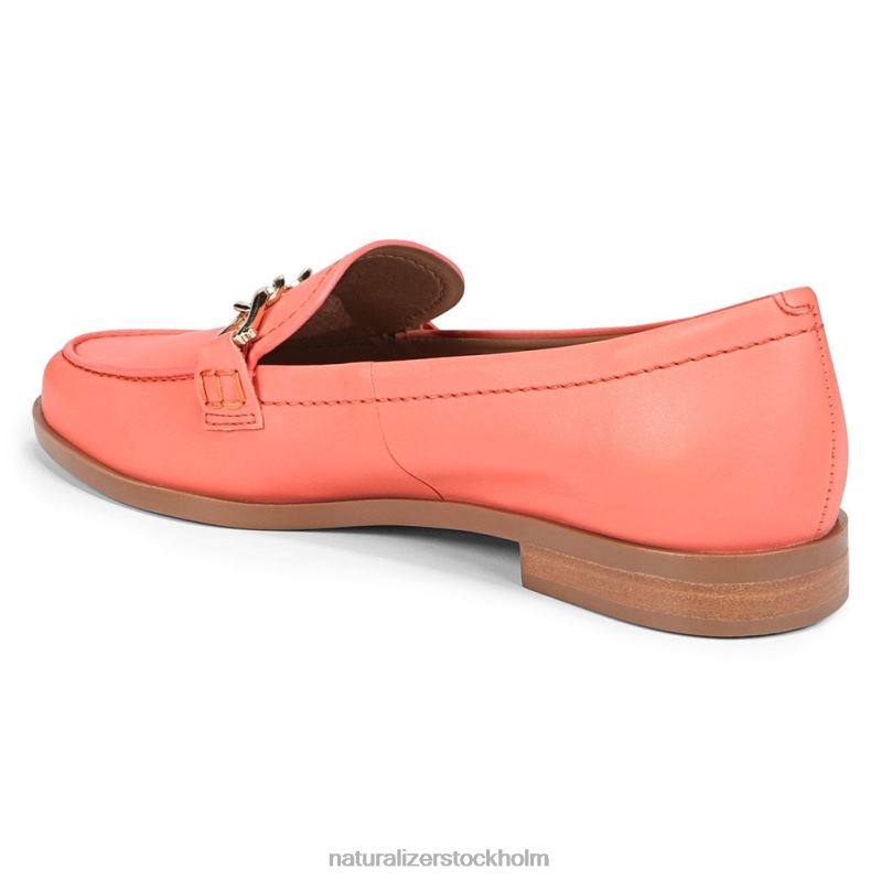sawyer loafer korall persika läder 444DB404 loafers | Naturalizer kvinnor