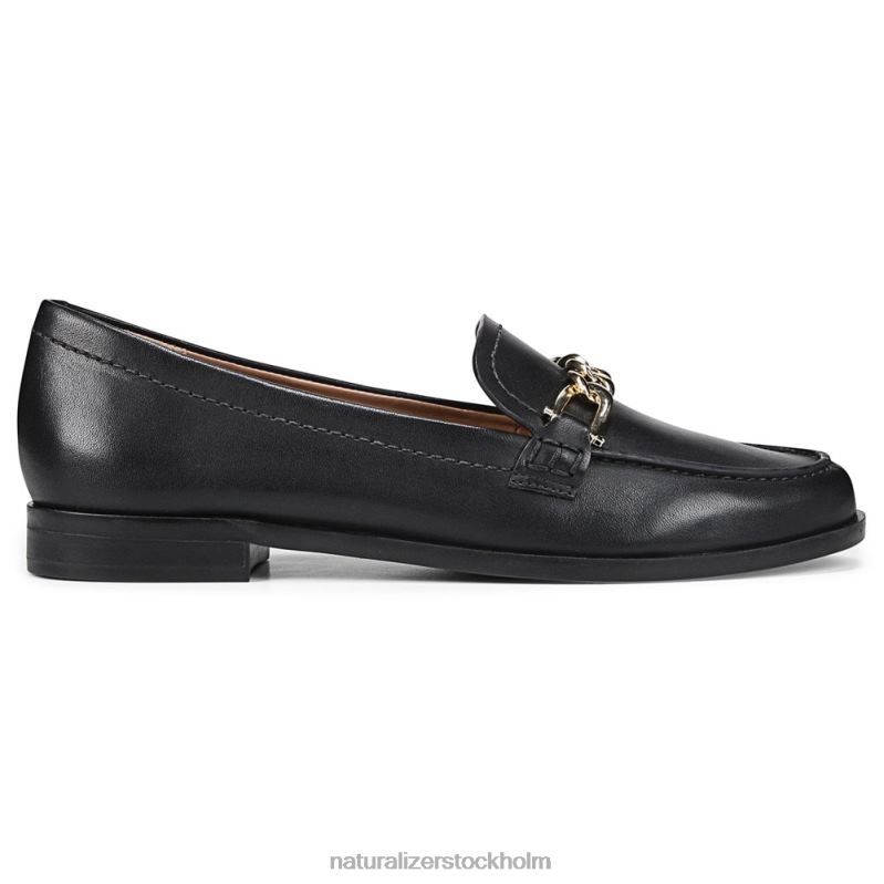 sawyer loafer svart läder 444DB401 loafers | Naturalizer kvinnor