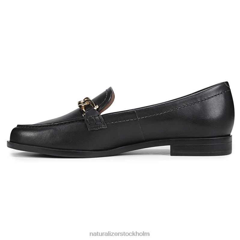 sawyer loafer svart läder 444DB401 loafers | Naturalizer kvinnor