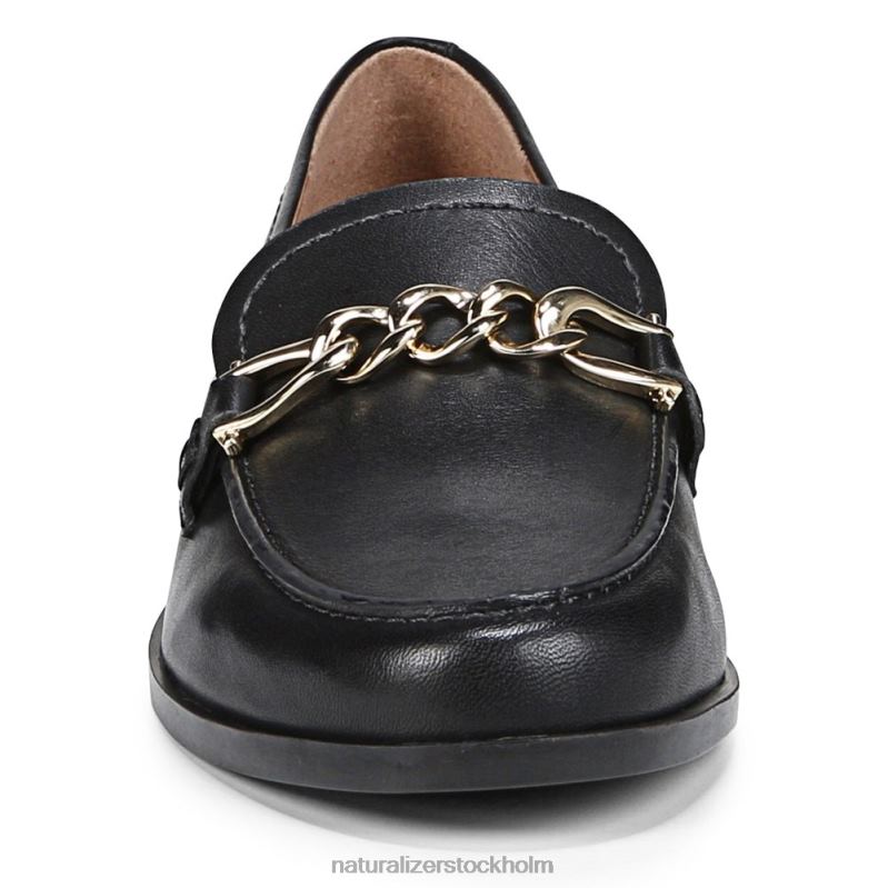 sawyer loafer svart läder 444DB401 loafers | Naturalizer kvinnor