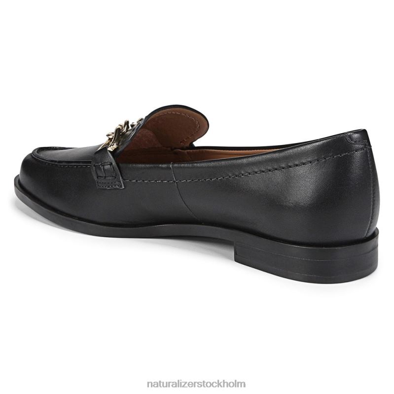 sawyer loafer svart läder 444DB401 loafers | Naturalizer kvinnor