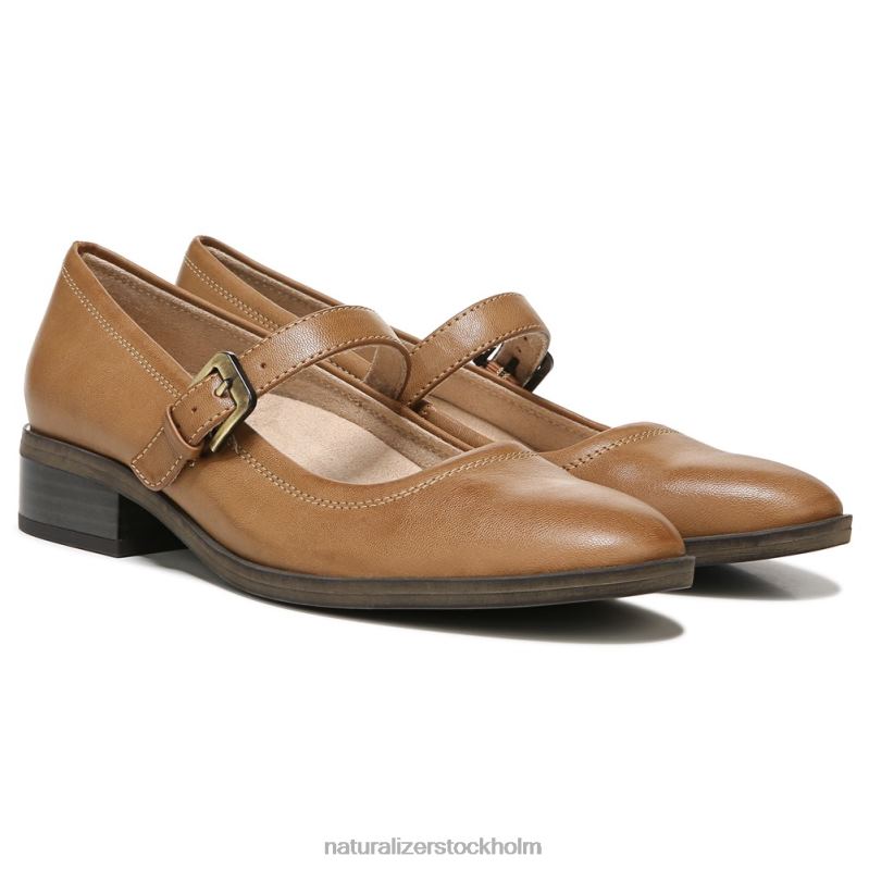 själ ramona mary jane platt engelskt tebrunt syntetiskt 444DB348 loafers | Naturalizer kvinnor