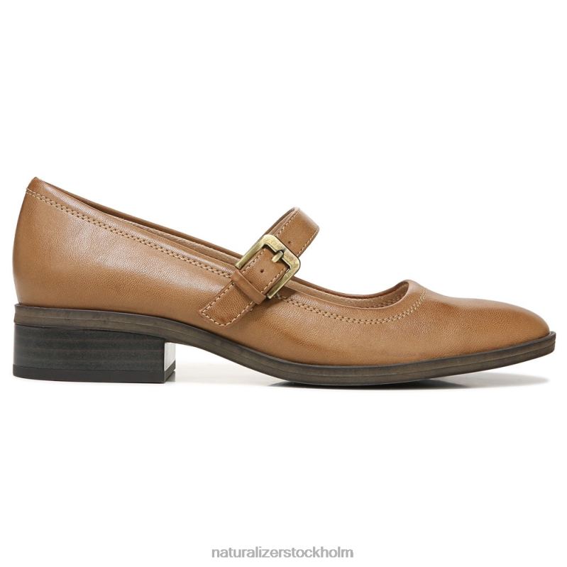 själ ramona mary jane platt engelskt tebrunt syntetiskt 444DB348 loafers | Naturalizer kvinnor