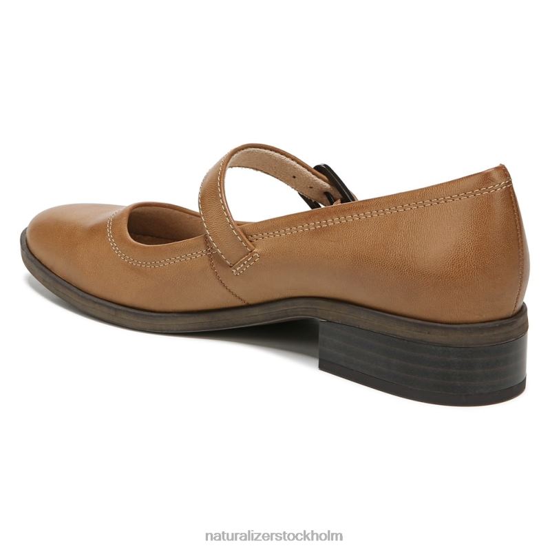 själ ramona mary jane platt engelskt tebrunt syntetiskt 444DB348 loafers | Naturalizer kvinnor