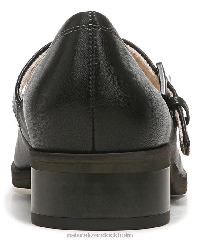 själ ramona mary jane platt svart slät syntet 444DB347 loafers | Naturalizer kvinnor