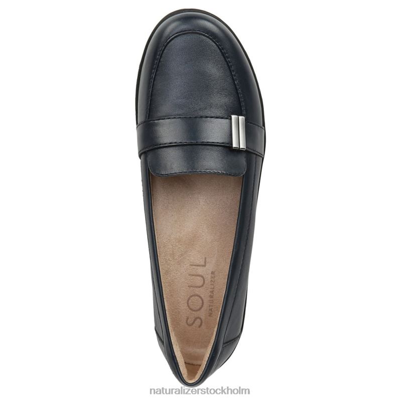 soul kentley loafer marinblått läder 444DB423 loafers | Naturalizer kvinnor