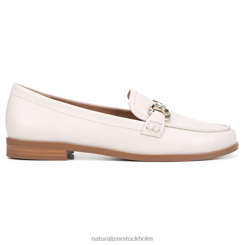 stevie loafer satin pärla beige läder 444DB261 loafers | Naturalizer kvinnor