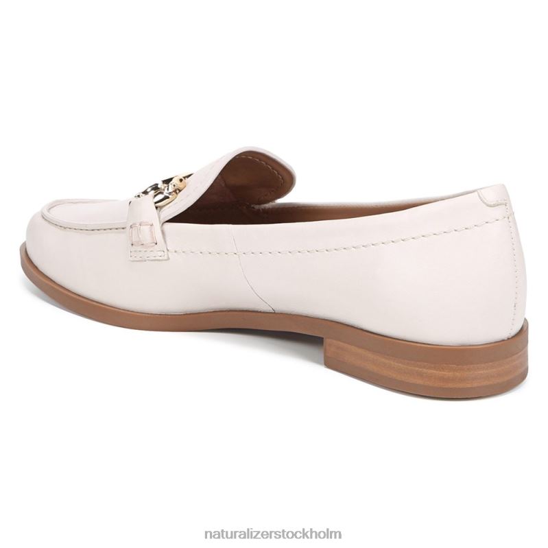 stevie loafer satin pärla beige läder 444DB261 loafers | Naturalizer kvinnor