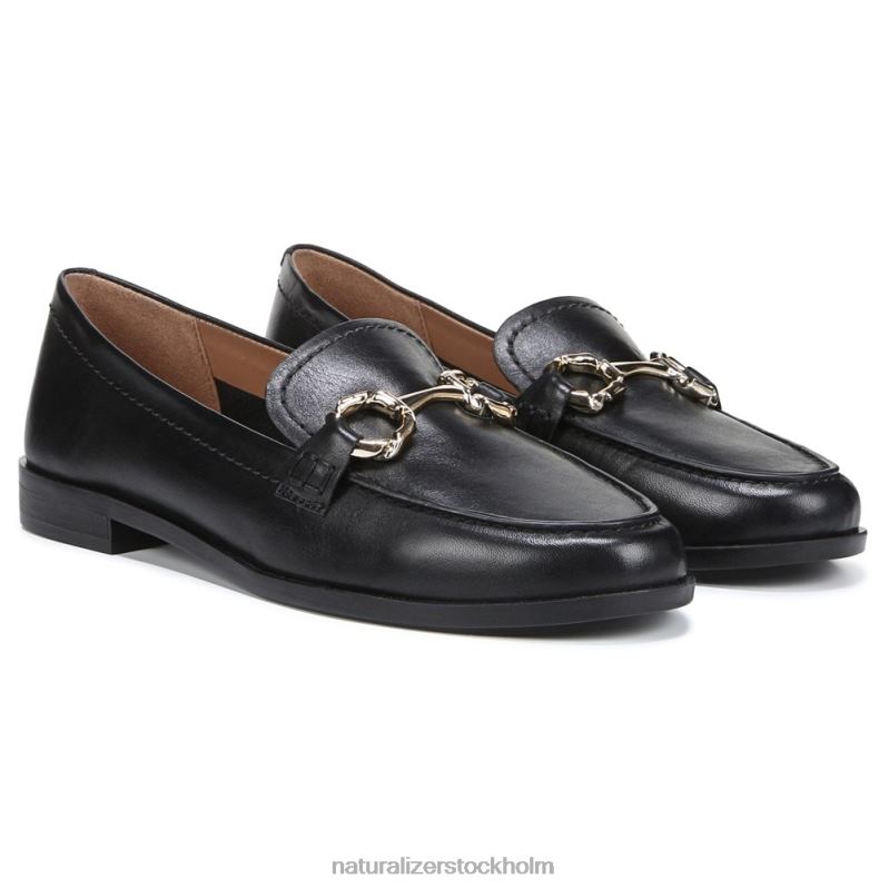 stevie loafer svart läder 444DB260 loafers | Naturalizer kvinnor