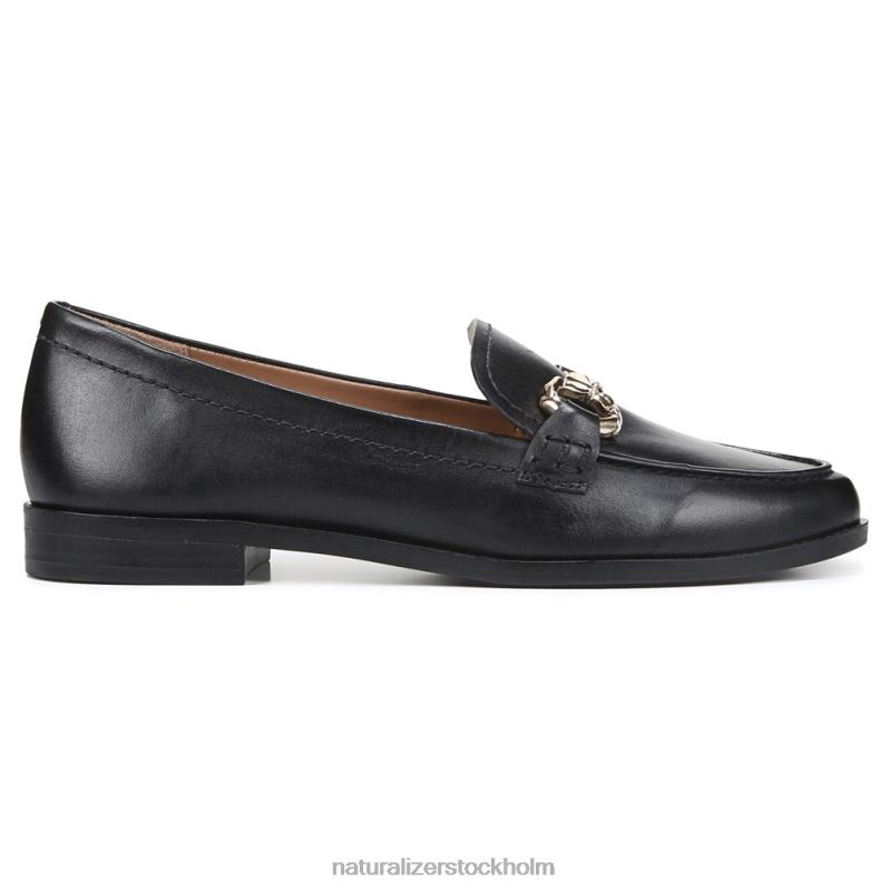 stevie loafer svart läder 444DB260 loafers | Naturalizer kvinnor