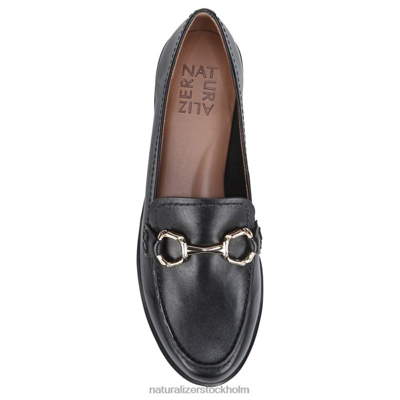 stevie loafer svart läder 444DB260 loafers | Naturalizer kvinnor