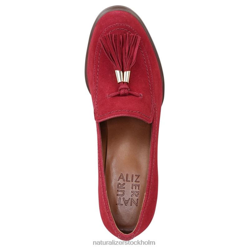 trixie loafer rubinröd mocka 444DB655 loafers | Naturalizer kvinnor