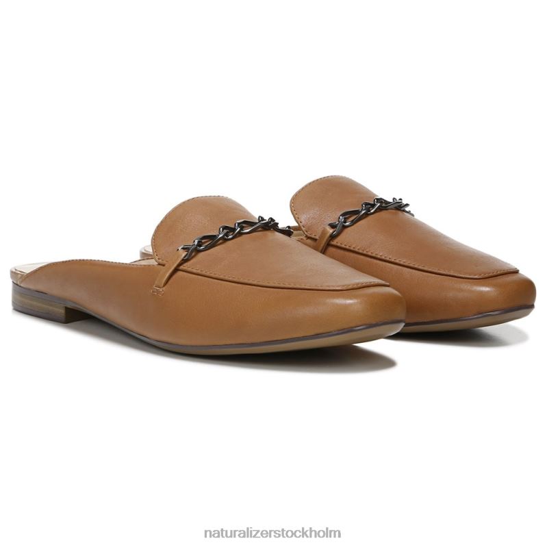 emiline mule brunbrunt läder 444DB63 mulor | Naturalizer kvinnor