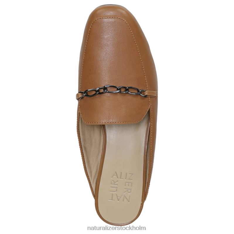 emiline mule brunbrunt läder 444DB63 mulor | Naturalizer kvinnor
