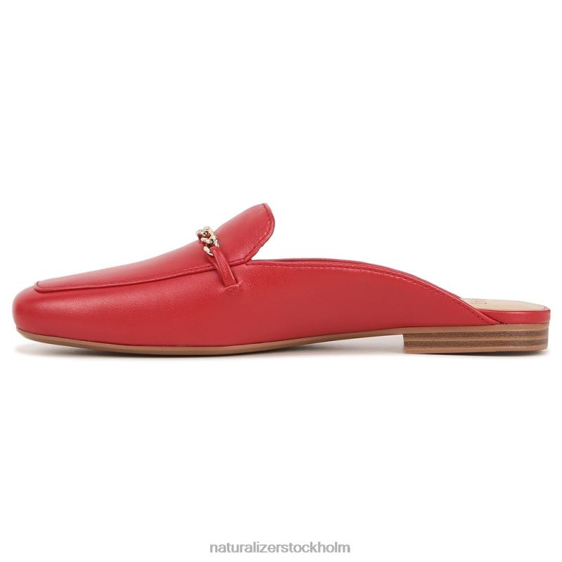 emiline mule karmosinröd läder 444DB60 mulor | Naturalizer kvinnor