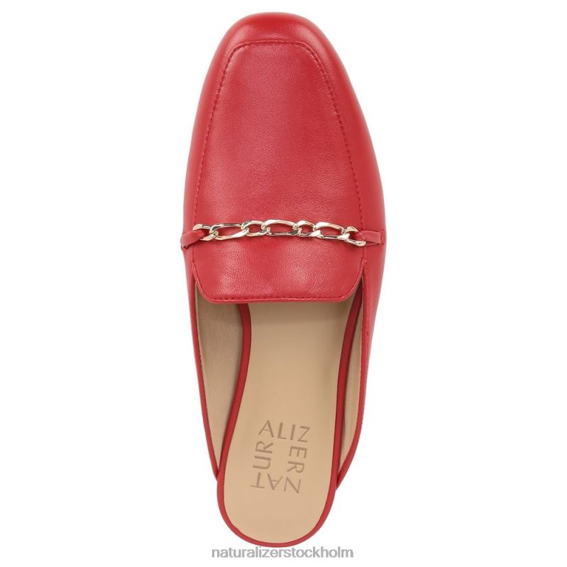 emiline mule karmosinröd läder 444DB60 mulor | Naturalizer kvinnor