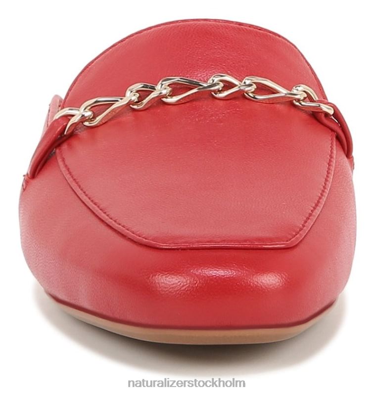 emiline mule karmosinröd läder 444DB60 mulor | Naturalizer kvinnor