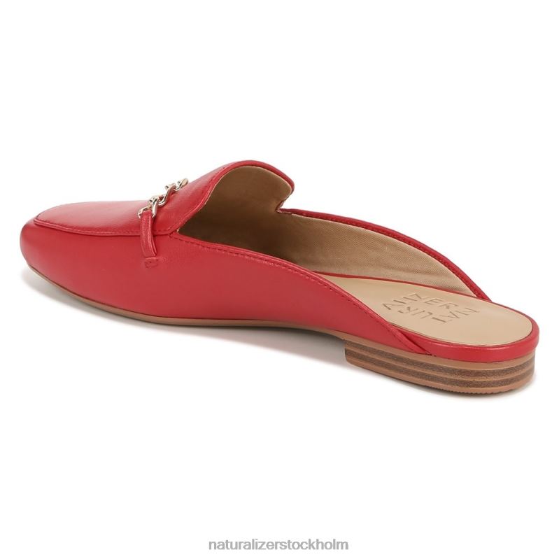 emiline mule karmosinröd läder 444DB60 mulor | Naturalizer kvinnor