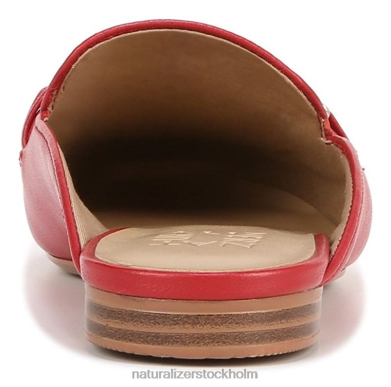 emiline mule karmosinröd läder 444DB60 mulor | Naturalizer kvinnor