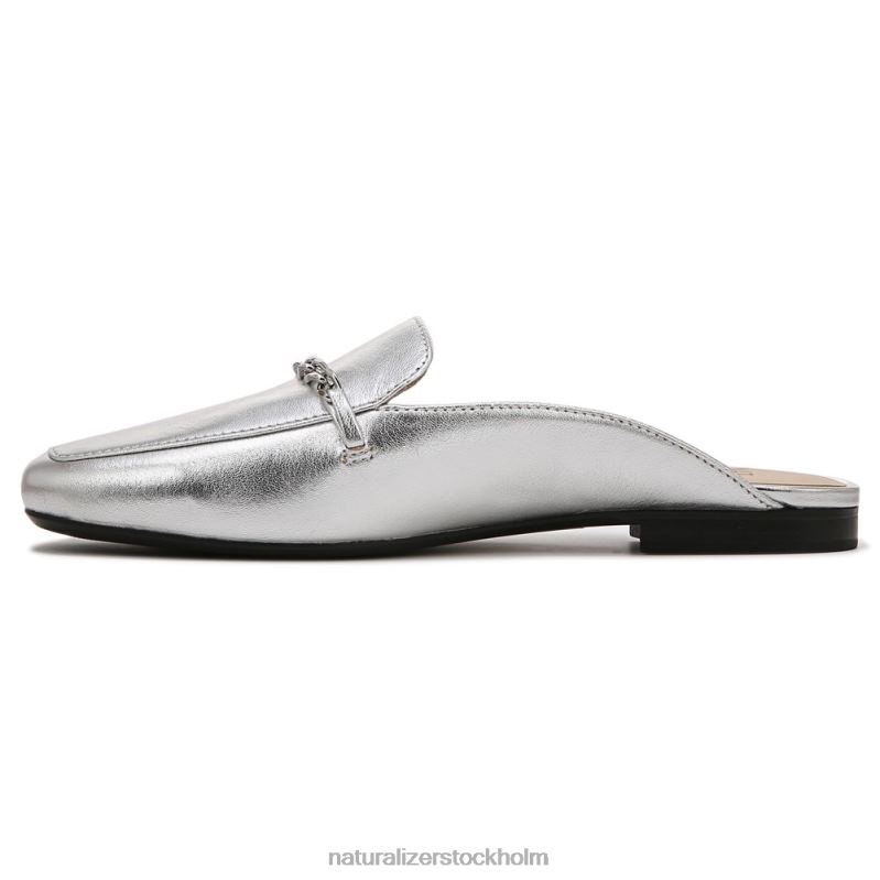 emiline mule silver läder 444DB64 mulor | Naturalizer kvinnor