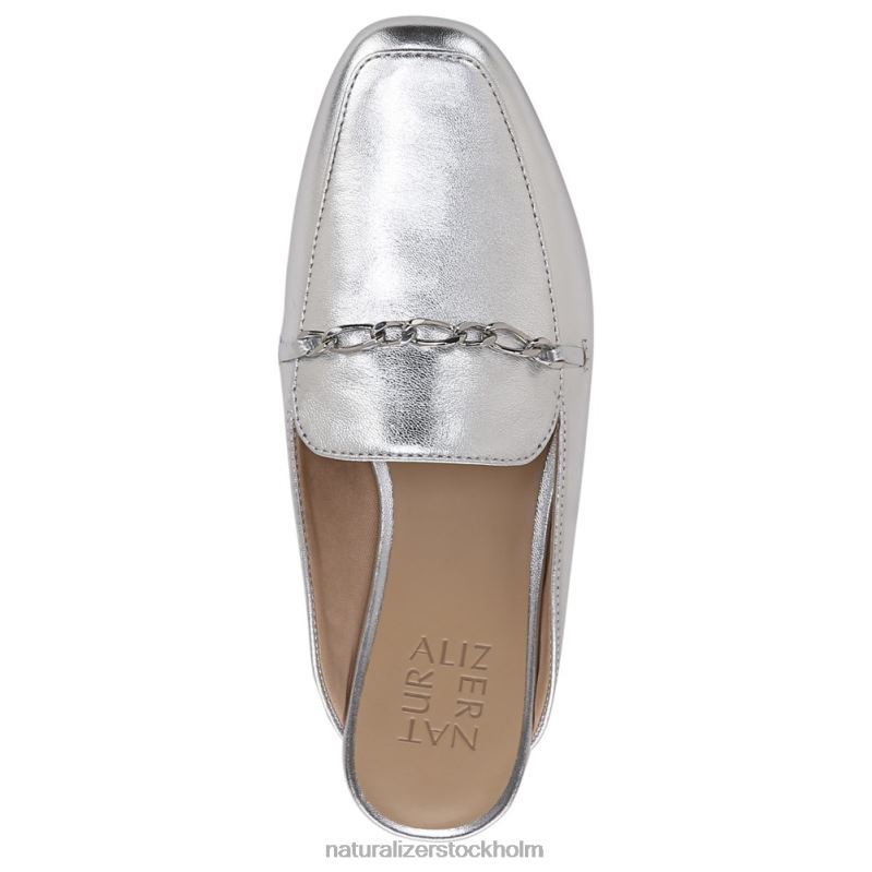 emiline mule silver läder 444DB64 mulor | Naturalizer kvinnor
