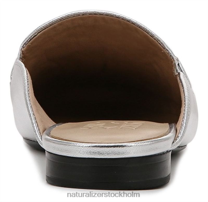 emiline mule silver läder 444DB64 mulor | Naturalizer kvinnor
