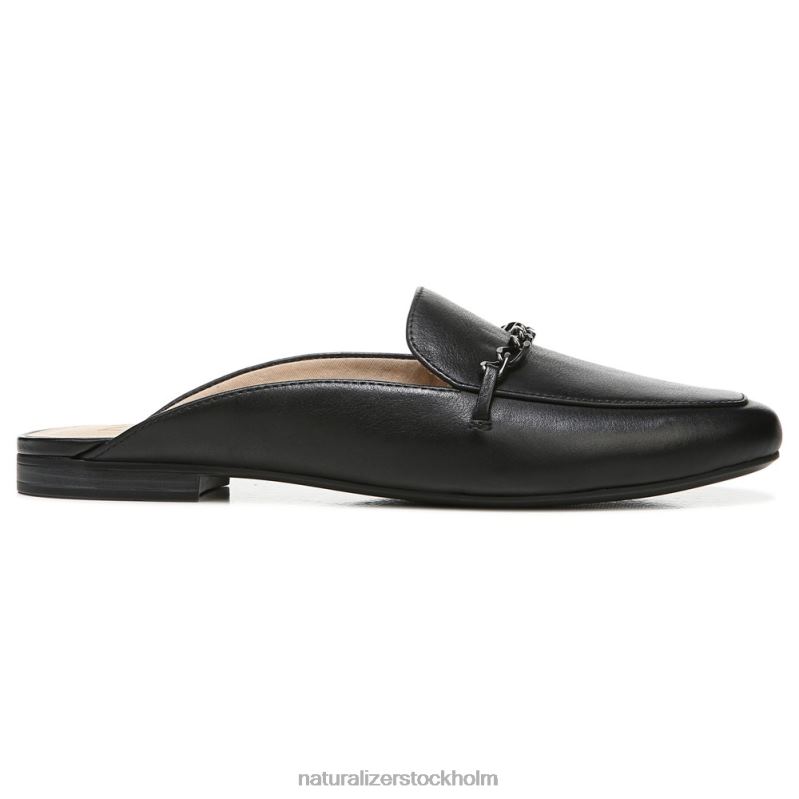 emiline mule svart läder 444DB61 mulor | Naturalizer kvinnor