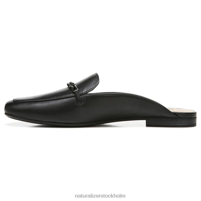 emiline mule svart läder 444DB61 mulor | Naturalizer kvinnor