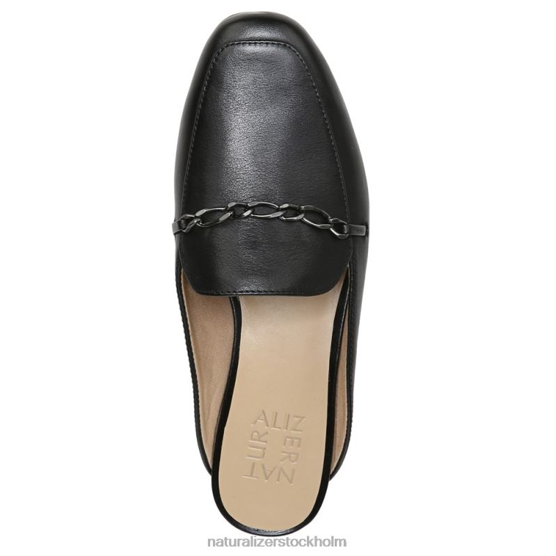 emiline mule svart läder 444DB61 mulor | Naturalizer kvinnor