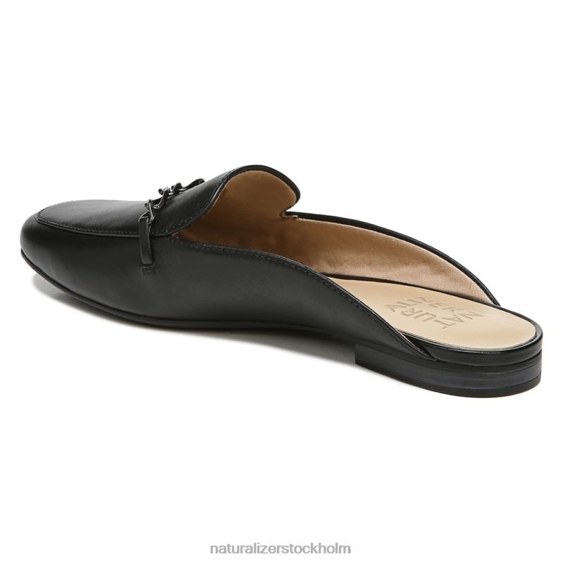 emiline mule svart läder 444DB61 mulor | Naturalizer kvinnor