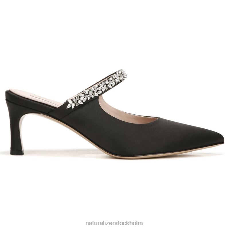 kärlek klänning mule svart tyg 444DB315 mulor | Naturalizer kvinnor