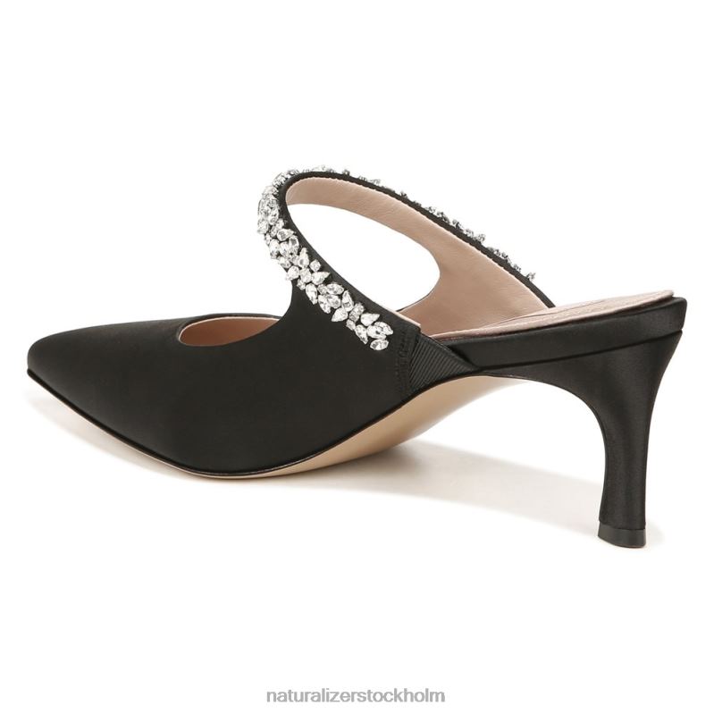 kärlek klänning mule svart tyg 444DB315 mulor | Naturalizer kvinnor