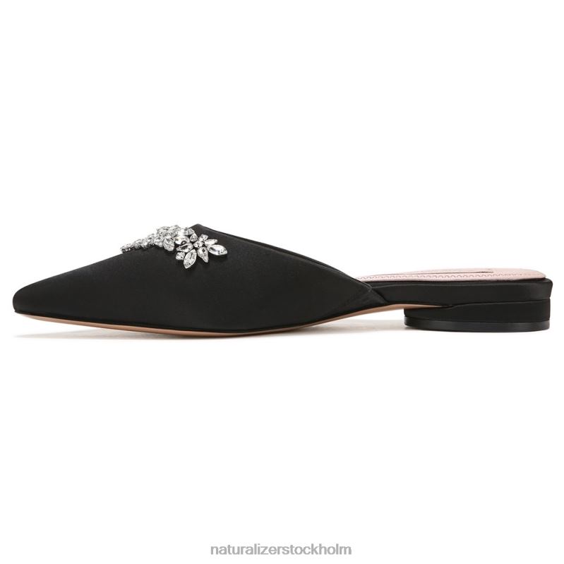 pyaar mule svart tyg 444DB102 mulor | Naturalizer kvinnor