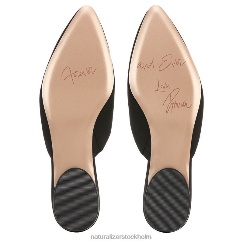 pyaar mule svart tyg 444DB102 mulor | Naturalizer kvinnor