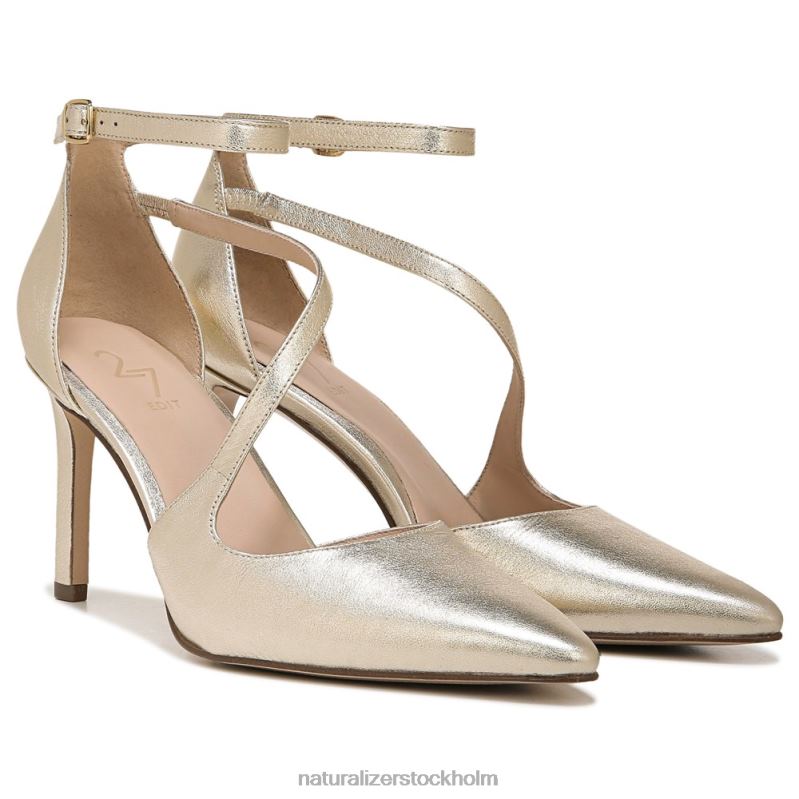 27 redigera abilyn pump guld läder 444DB129 pumpar | Naturalizer kvinnor
