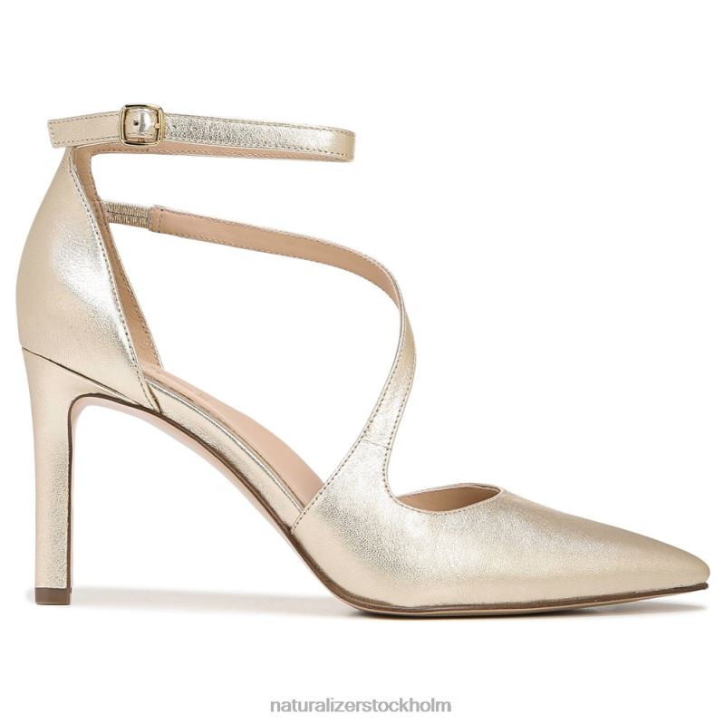 27 redigera abilyn pump guld läder 444DB129 pumpar | Naturalizer kvinnor