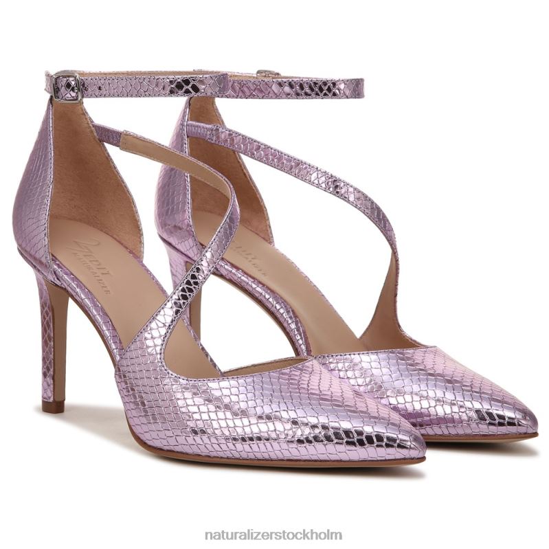 27 redigera abilyn pump rosa lila läder 444DB132 pumpar | Naturalizer kvinnor