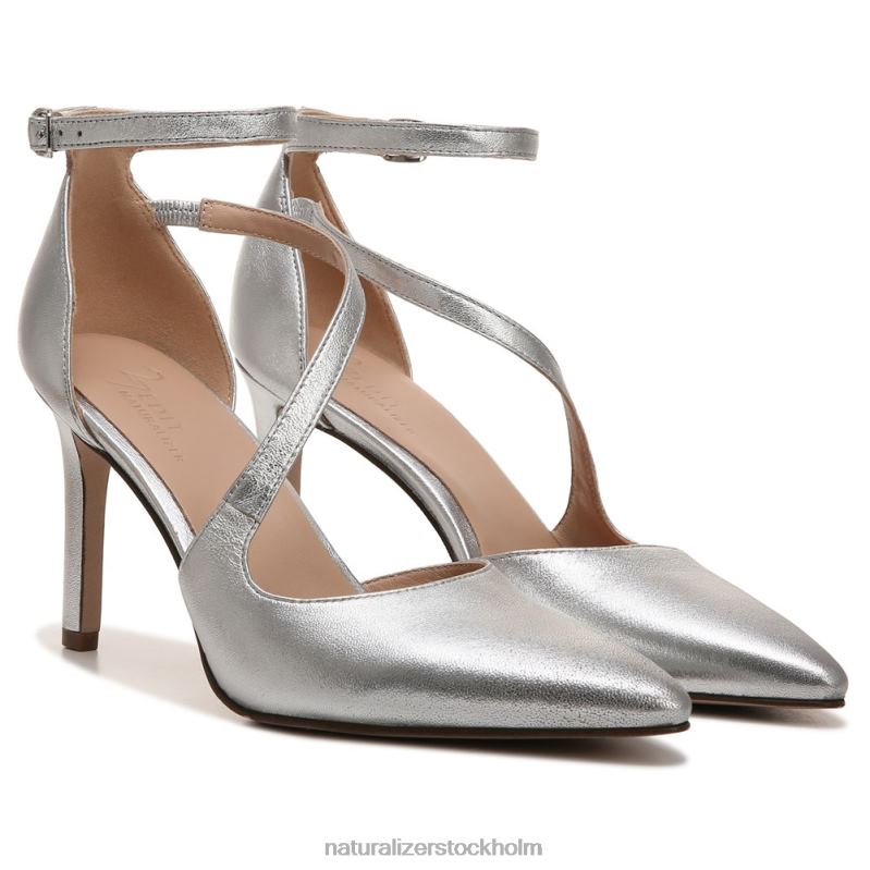 27 redigera abilyn pump silver läder 444DB133 pumpar | Naturalizer kvinnor