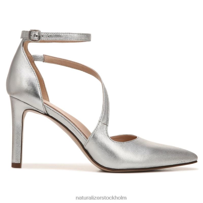 27 redigera abilyn pump silver läder 444DB133 pumpar | Naturalizer kvinnor
