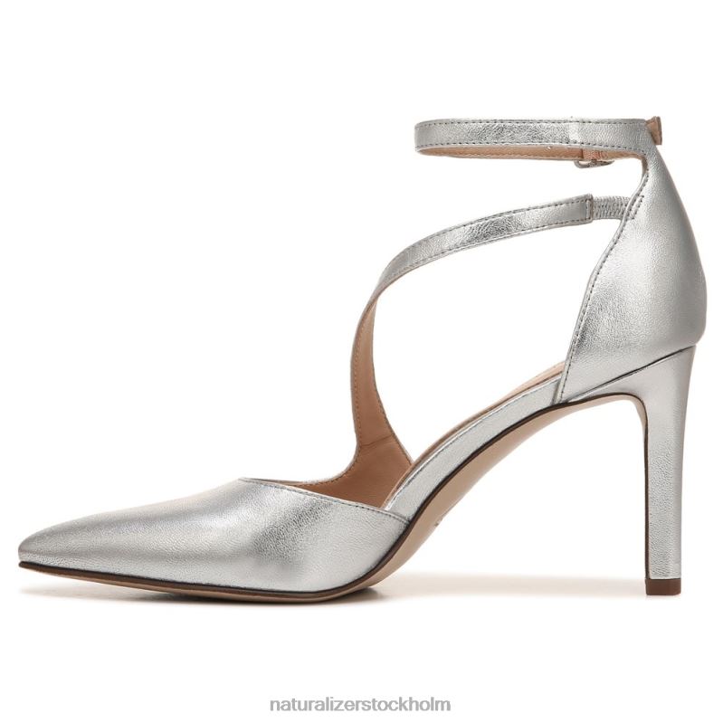27 redigera abilyn pump silver läder 444DB133 pumpar | Naturalizer kvinnor