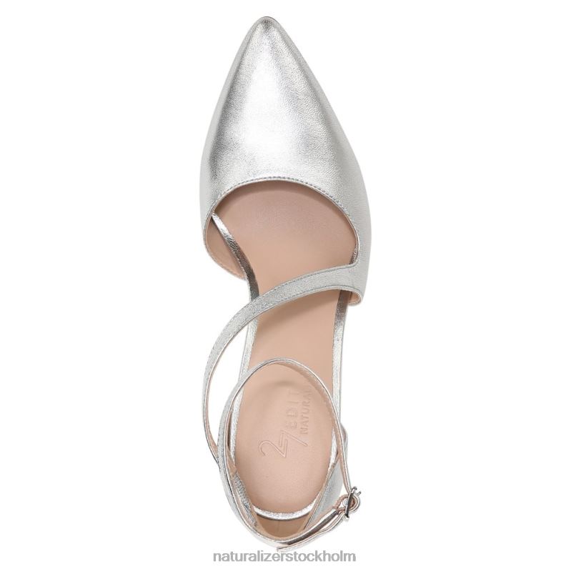 27 redigera abilyn pump silver läder 444DB133 pumpar | Naturalizer kvinnor