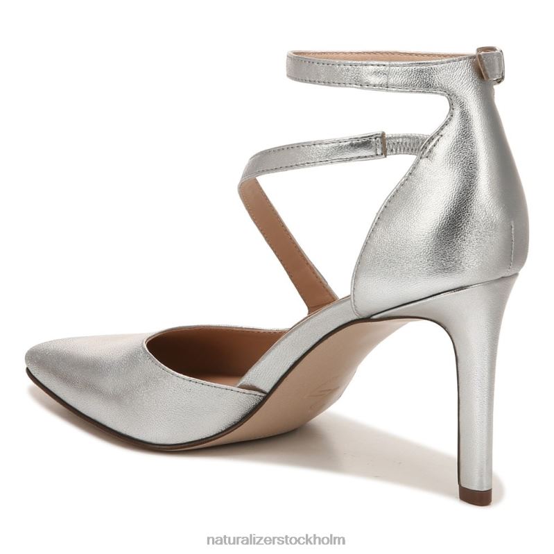 27 redigera abilyn pump silver läder 444DB133 pumpar | Naturalizer kvinnor