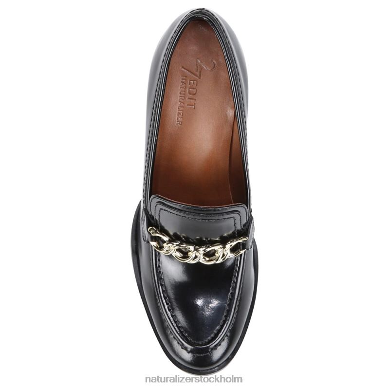 27 redigera bliss pump svart läder 444DB36 pumpar | Naturalizer kvinnor