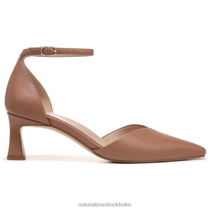 27 redigera danica dress pump taupe läder 444DB135 pumpar | Naturalizer kvinnor
