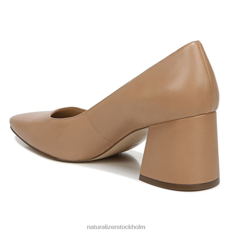 27 redigera licia pump taupe läder 444DB109 pumpar | Naturalizer kvinnor
