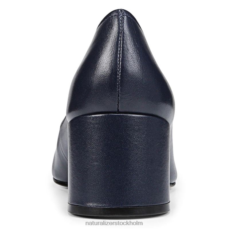 27 redigera rebecca pump franskt marinblått läder 444DB418 pumpar | Naturalizer kvinnor