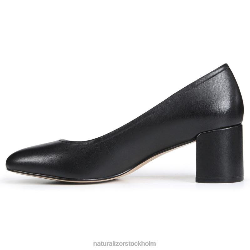 27 redigera rebecca pump svart läder 444DB415 pumpar | Naturalizer kvinnor